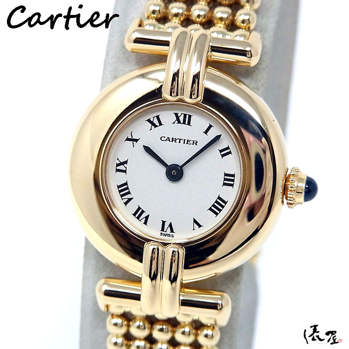 【仕上済】カルティエ コリゼ K18 YG ベルエポック ブレス K18YG レディース 腕時計 CARTIER 時計