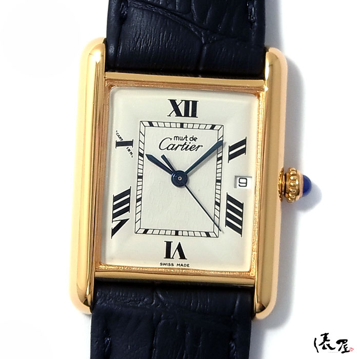 【後期モデル】カルティエ マストタンク XL デイト 【極美品】ローマ ヴィンテージ メンズ 時計 Cartier Tank