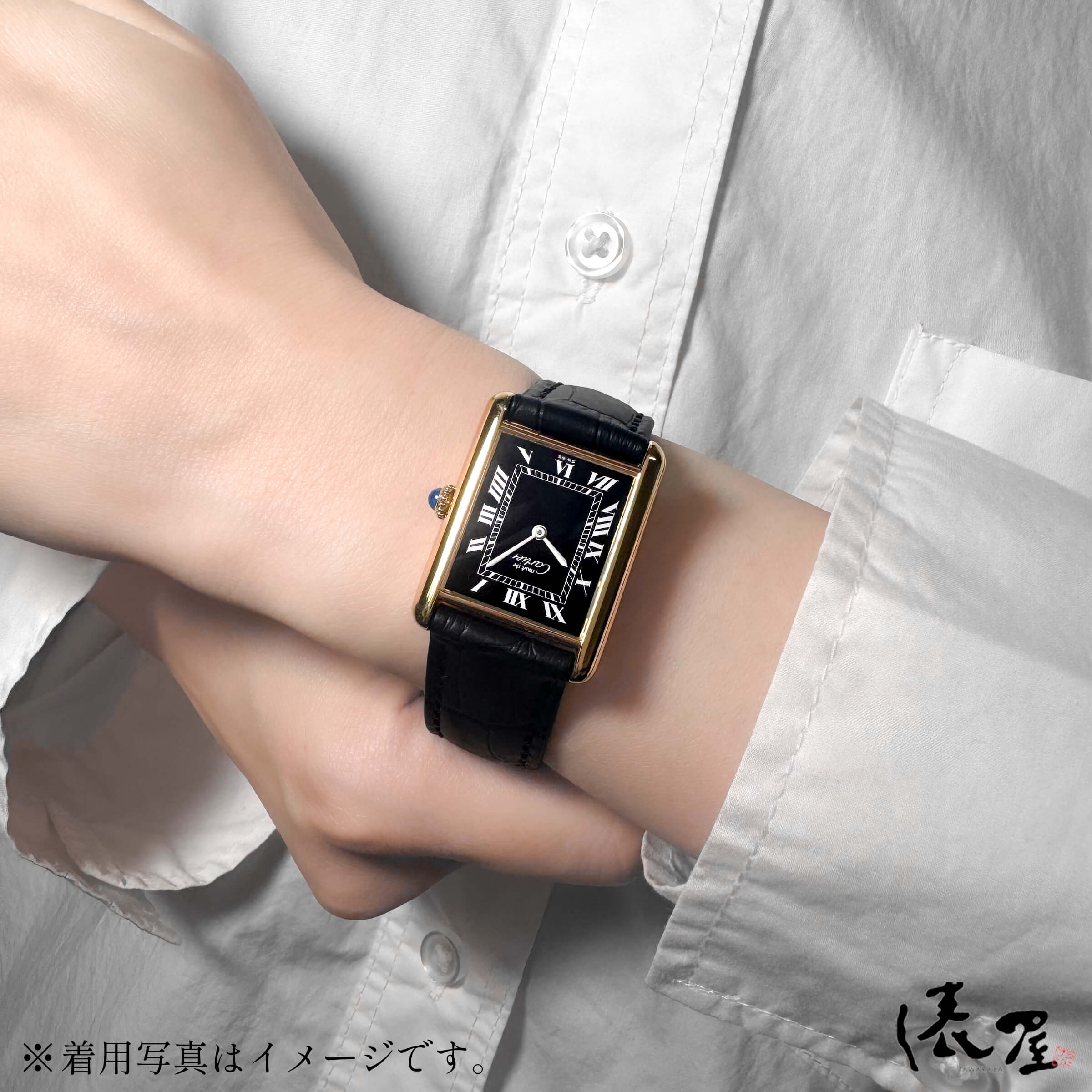 オーバーホール済】 カルティエ マストタンク LM 手巻き式