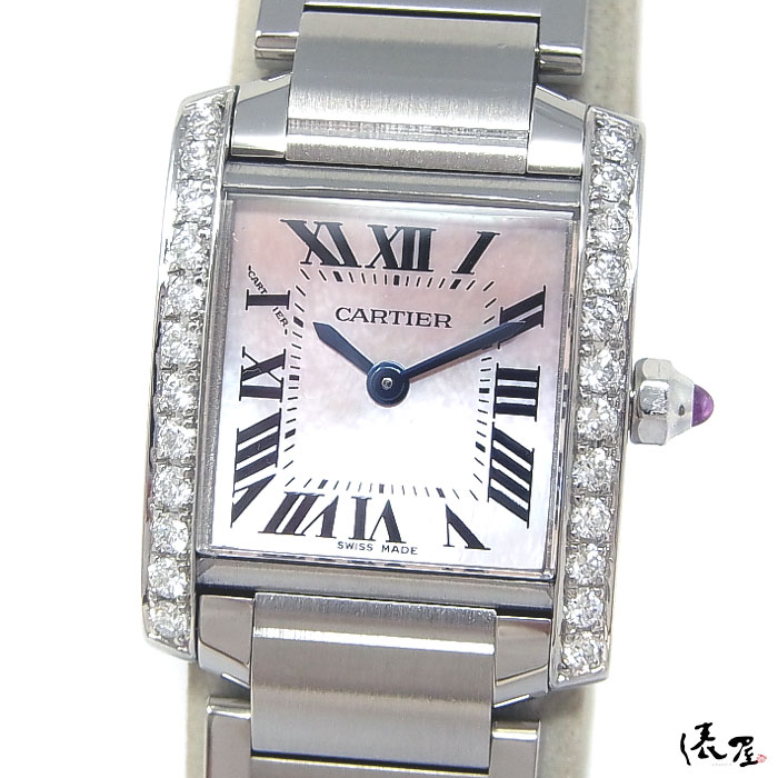カルティエ タンクフランセーズ SM ピンクシェル Cartier Tank francaise