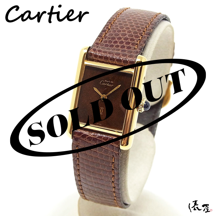 特価品コーナー☆ 美品 カルティエ Cartier マストライン スタンダード