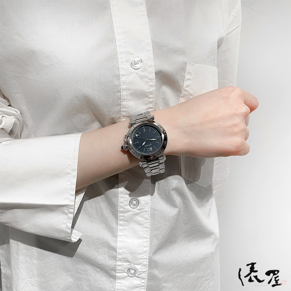 【仕上済/OH済】カルティエ パシャ 38mm グレー文字盤 希少モデル 自動巻 メンズ レディース Cartier 時計 腕時計 【送料無料】