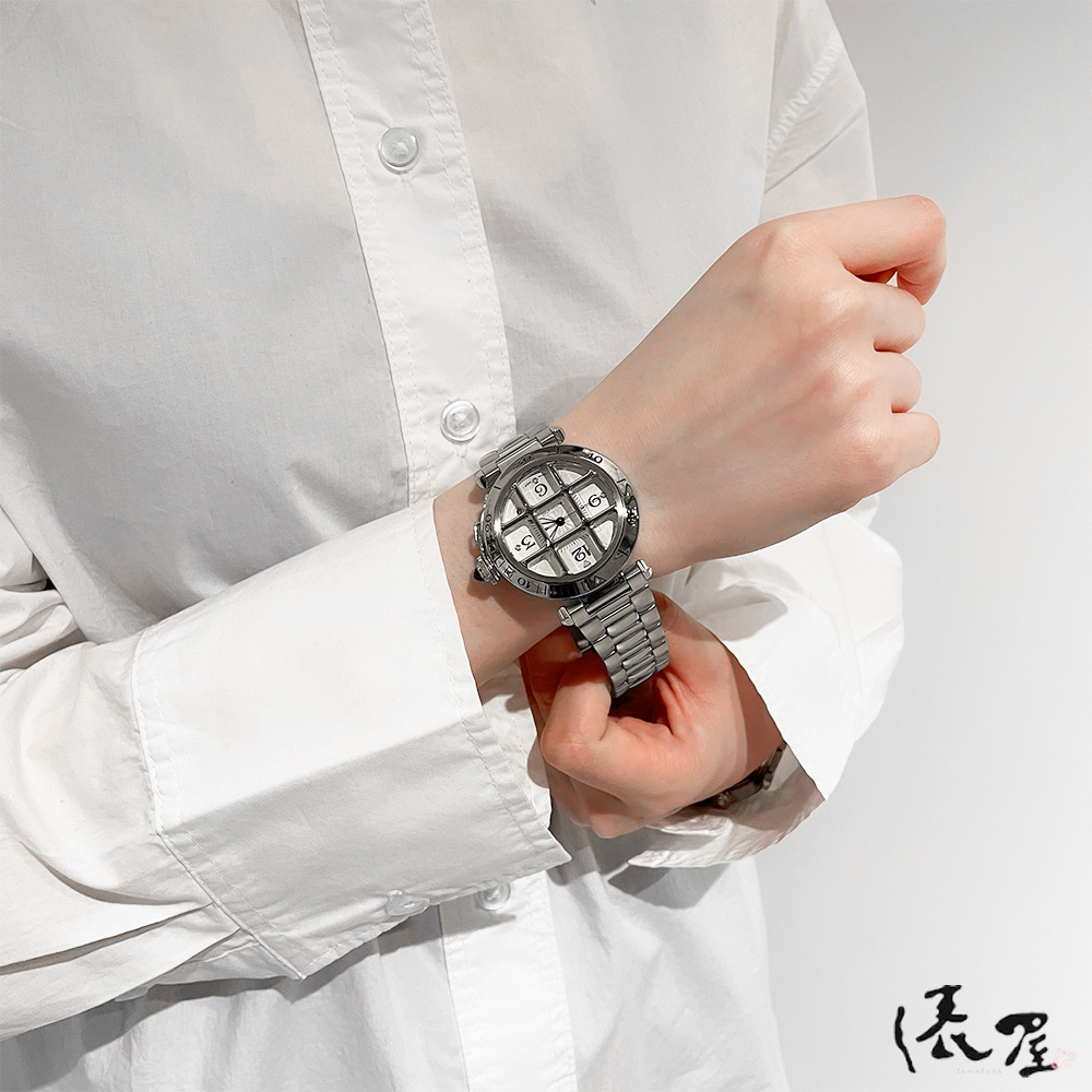 【仕上済/OH済】カルティエ パシャ 38mm グリッド 自動巻 メンズ レディース Cartier 時計 腕時計 【送料無料】