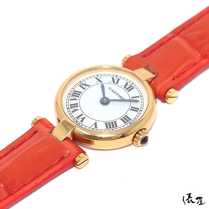 カルティエCartier/ミニヴァンドームウォッチK18YG/国際保証書付 Cartier Mini VENDOME （カルティエ ミニ ヴァンドーム ）18KYG