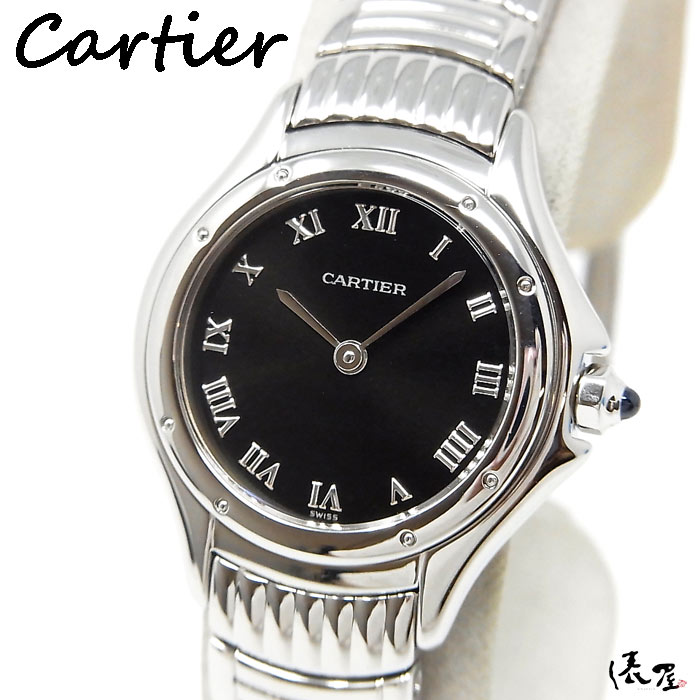 【希少メンズサイズ】 カルティエ パンテールクーガー LM 廃盤モデル メンズ ロンド Cartier 時計 腕時計 【送料無料】