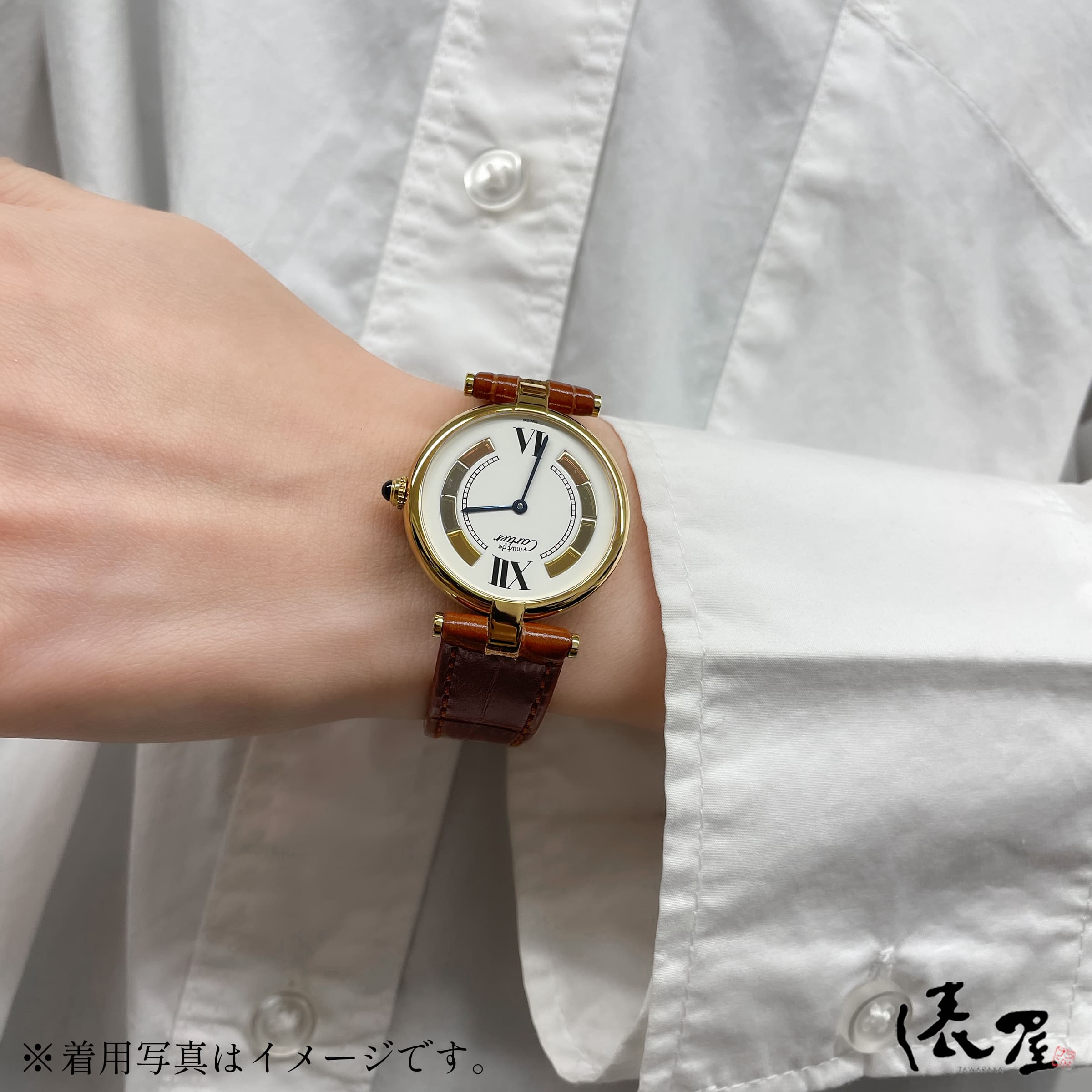 オーバーホール済】 カルティエ マストヴァンドーム LM