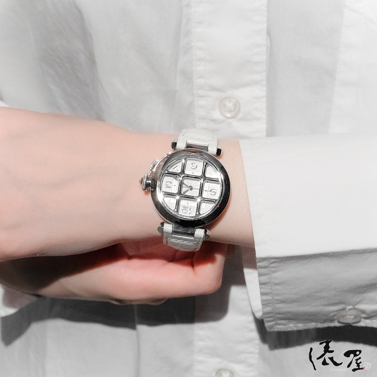 美品⭐︎カルティエ Cartier パシャ 置き時計 - 腕時計(アナログ)