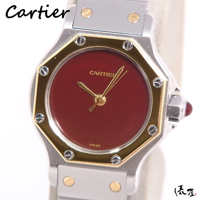 Cartier カルティエ サントスオクタゴンSM ヴィンテージ 時計 OH済み ...